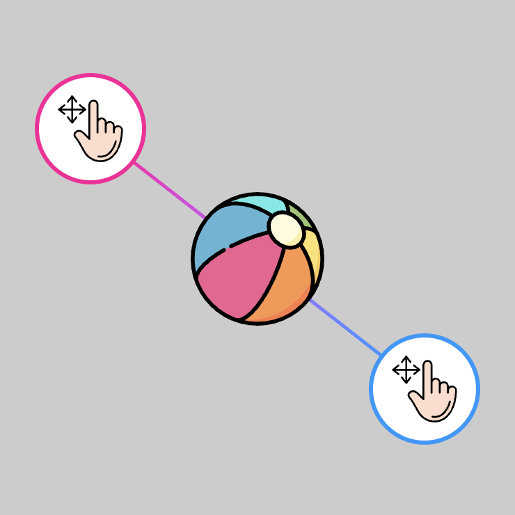 Blowing up a beach ball